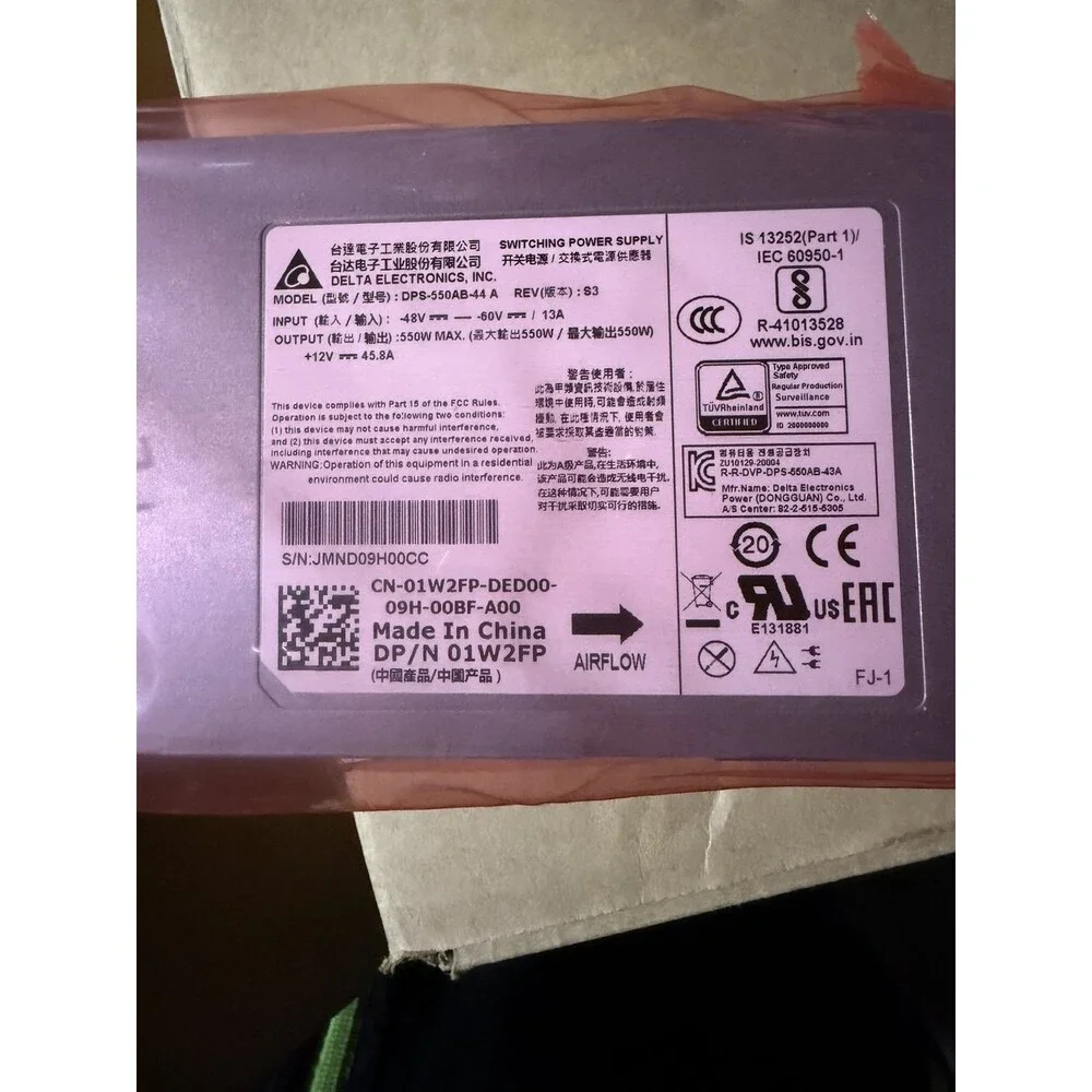 NIB Dell 550W Switching Power Supply DPS-550AB-44A 1W2FP